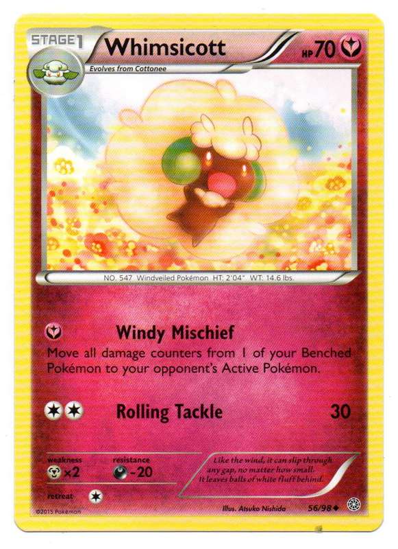 Pokemon TCG: XY-Ancient Origins - Stage 1 Whimsicott 56/98