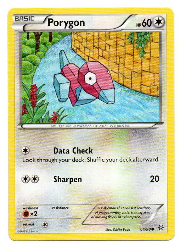 Pokemon TCG: XY-Ancient Origins - Basic Porygon 64/98