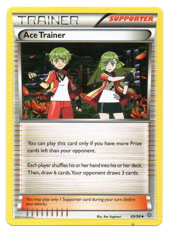 Pokemon TCG: XY-Ancient Origins - Trainer Supporter Ace Trainer 69/98