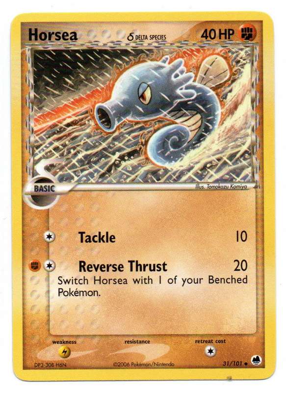 Pokemon TCG: EX Dragon Frontiers - Delta Species Horsea 31/101