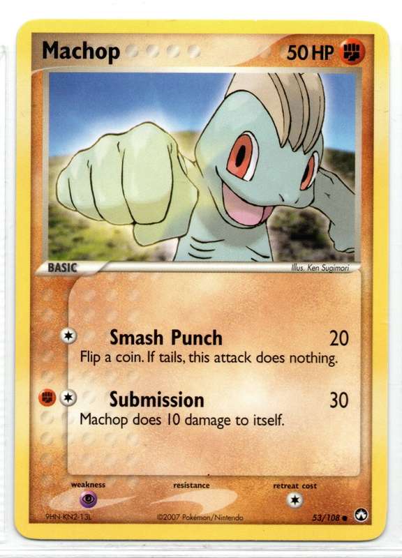 2007 Pokemon/Nintendo - Power Keepers Machop Common 53/108