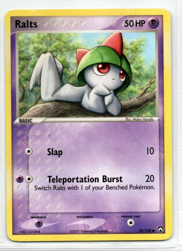 2007 Pokemon/Nintendo - Power Keepers Ralts Common 59/108