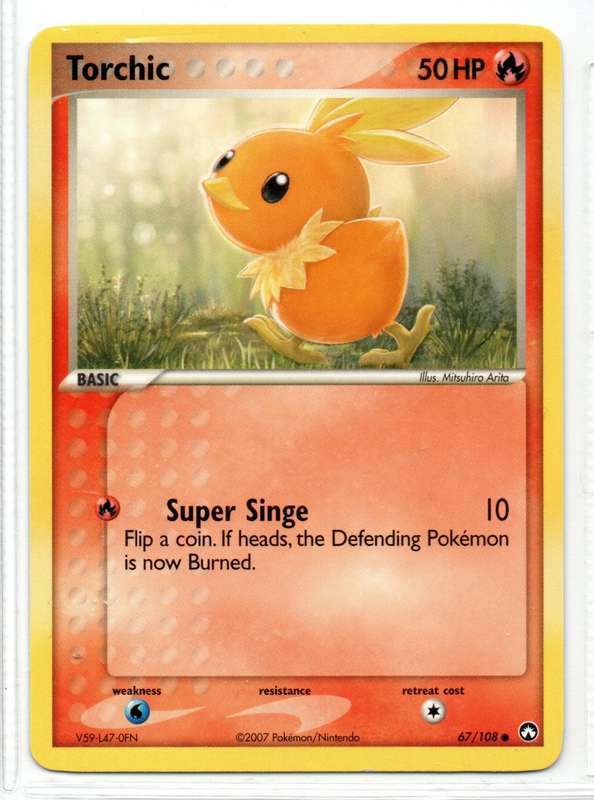 2007 Pokemon/Nintendo - Power Keepers Torchic Common 67/108