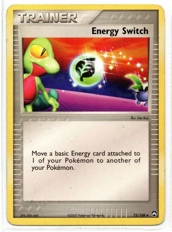 2007 Pokemon/Nintendo - Power Keepers Trainer Energy Switch Uncommon 75/108