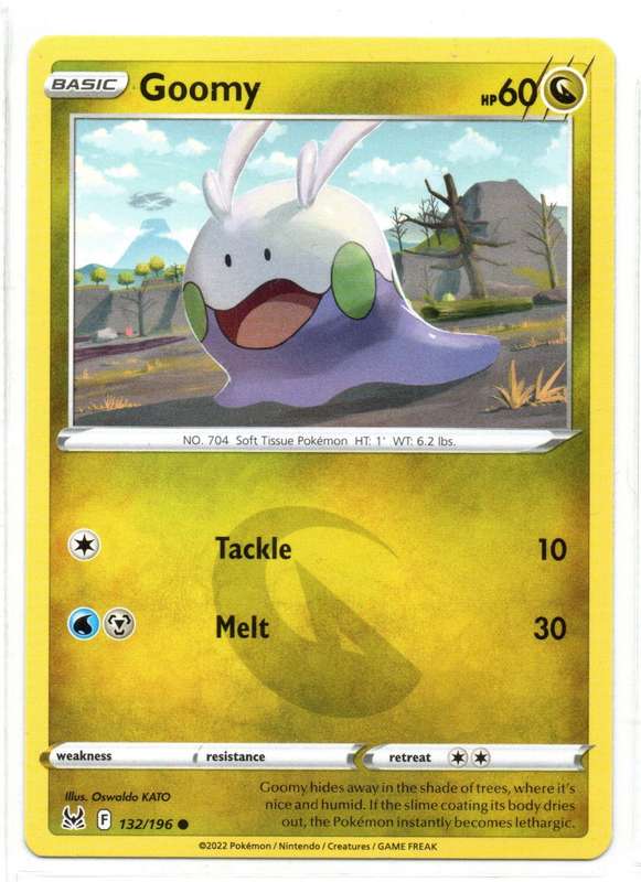 2022 Pokemon Nintendo Creatures GAMEFREAK - Lost Origin - Goomy 132/196 Common