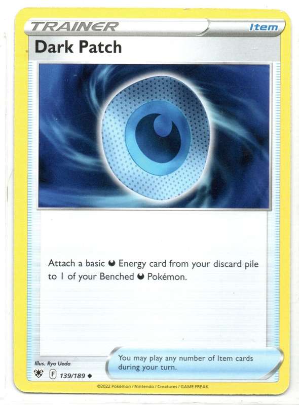 2022 Pokemon/nintendo/Creatures/GAMEFREAK - Astral Radiance Trainer Dark 139/189 Uncommon