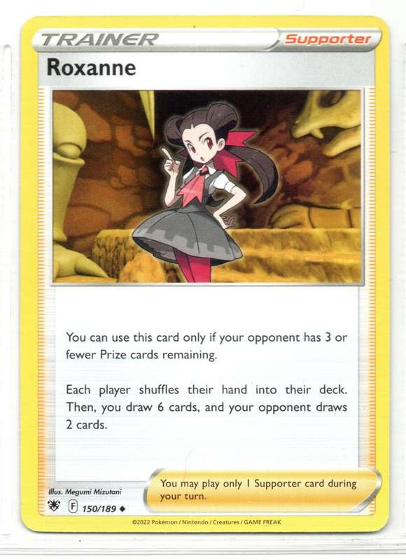 2022 Pokemon/nintendo/Creatures/GAMEFREAK - Astral Radiance Trainer Roxanne 150/189 Uncommon