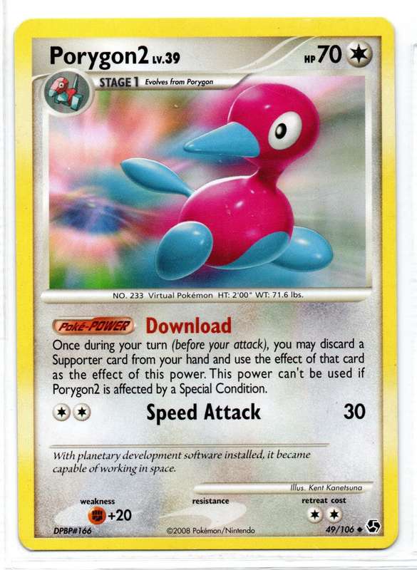 2008 Pokemon/Nintendo - Great Encounters - Porygon2 49/106 Uncommon
