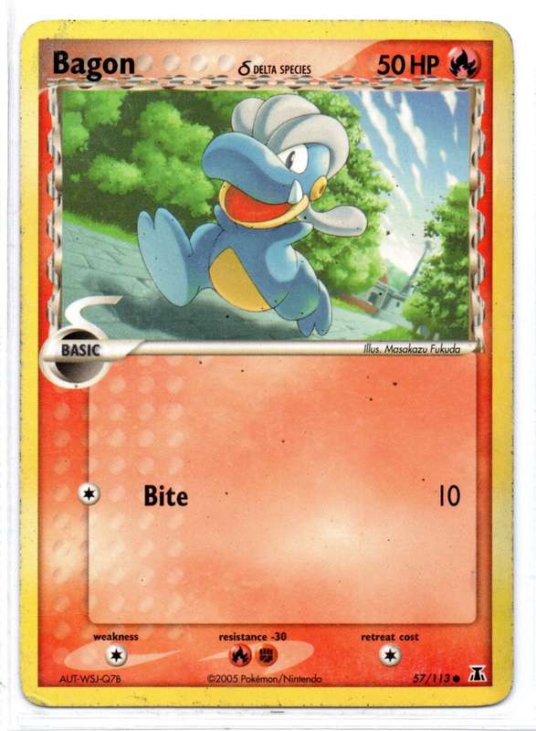 2005 Pokemon/Nintendo - Delta Species - Bagon 57/113 Common