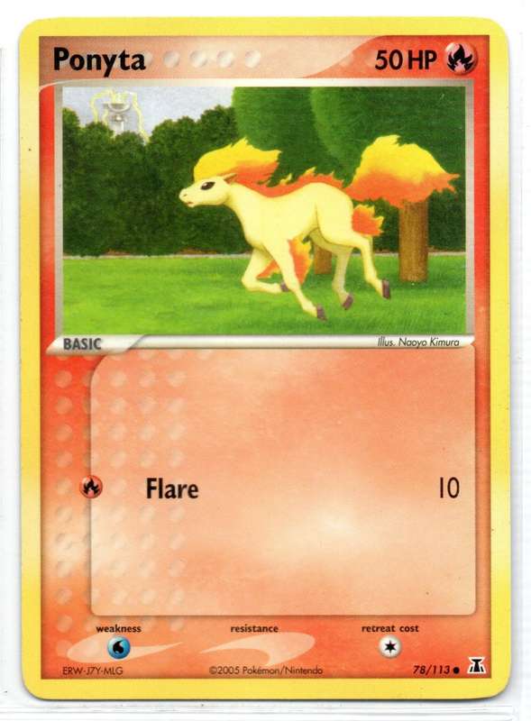 2005 Pokemon/Nintendo - Delta Species - Ponyta 78/113 Common