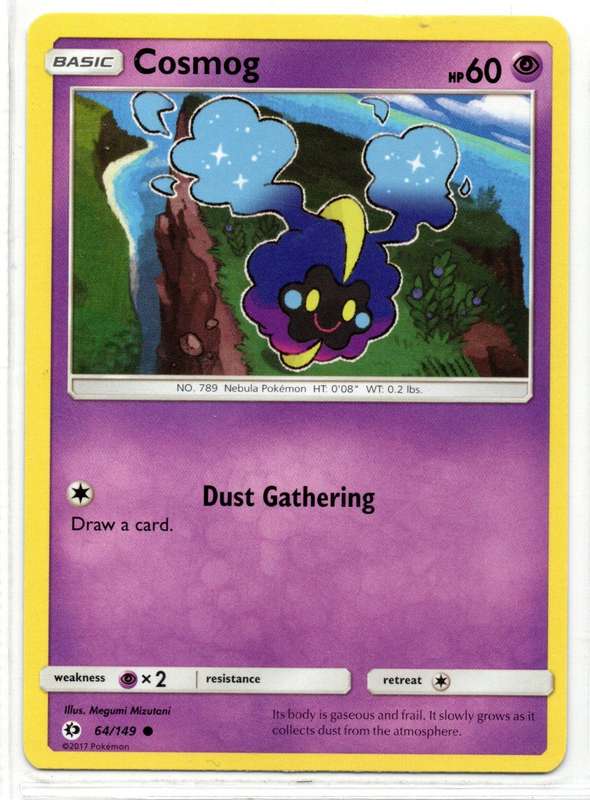 2017 Pokemon - SM Base Set - Cosmog 64/149 Common