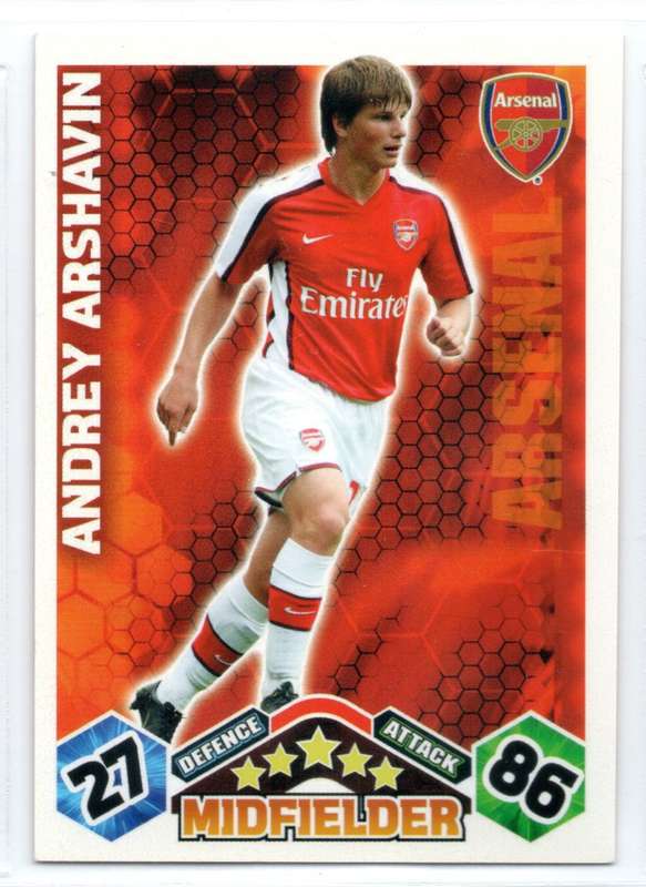 Topps Match Attax PL 2009/2010 - Arsenal - 7 Cards