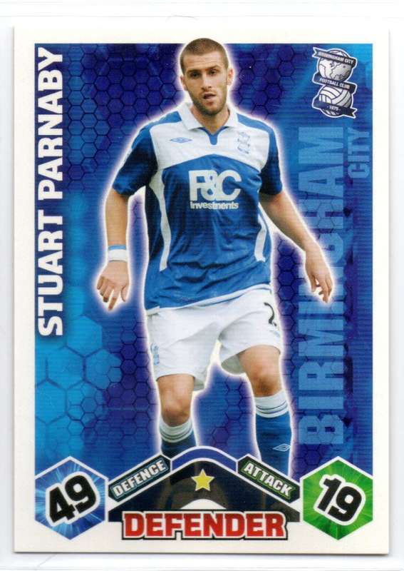 Topps Match Attax PL 2009/2010 - Birmingham City - 9 Cards