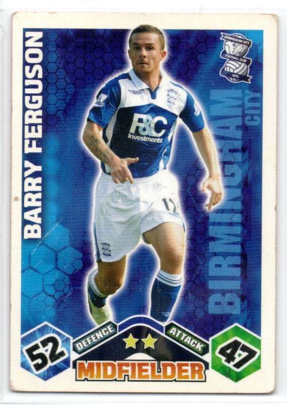Topps Match Attax PL 2009/2010 - Birmingham City - 9 Cards