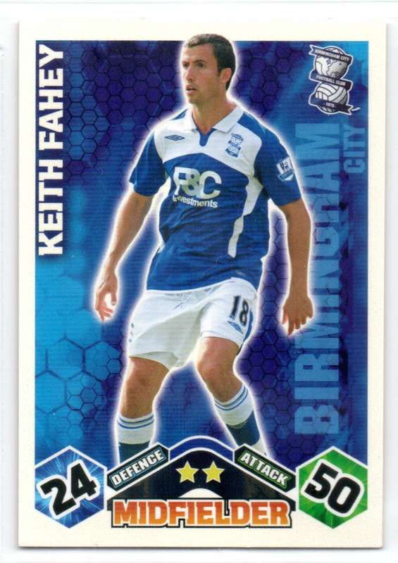 Topps Match Attax PL 2009/2010 - Birmingham City - 9 Cards