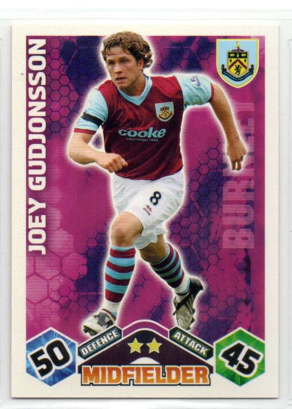 Topps Match Attax PL 2009/2010 - Burnley - 6 Cards