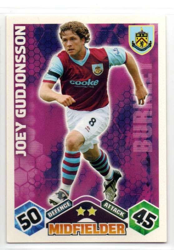 Topps Match Attax PL 2009/2010 - Burnley - 6 Cards