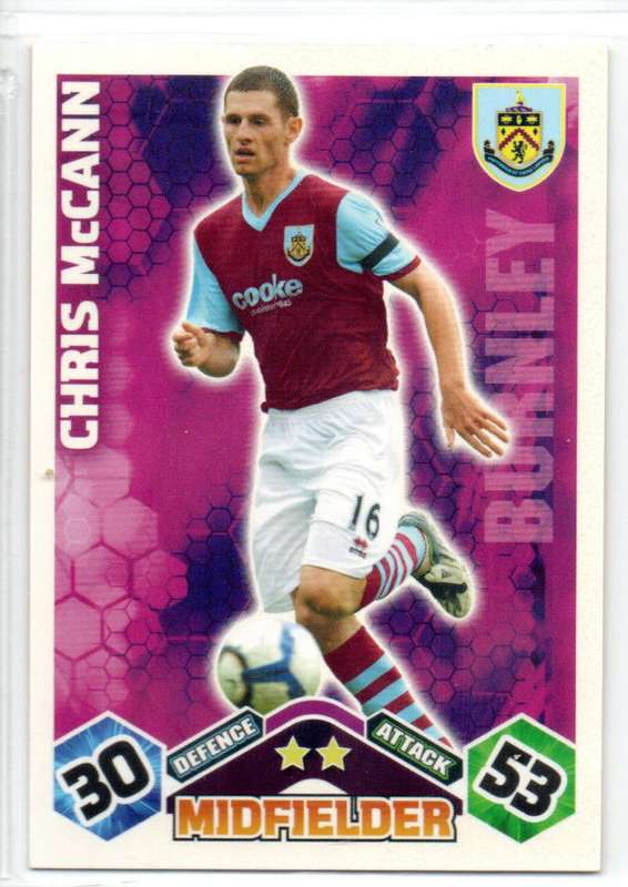 Topps Match Attax PL 2009/2010 - Burnley - 6 Cards