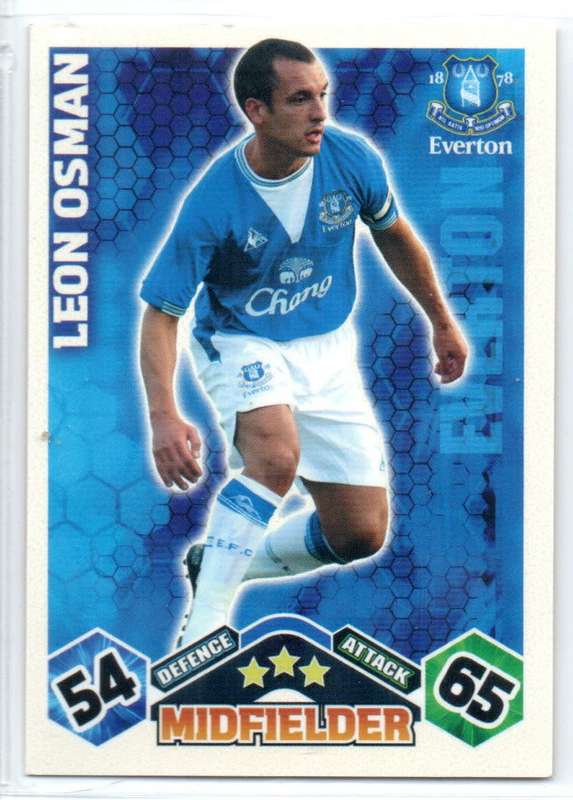 Topps Match Attax PL 2009/2010 - Everton - 7 Cards