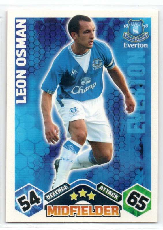 Topps Match Attax PL 2009/2010 - Everton - 7 Cards