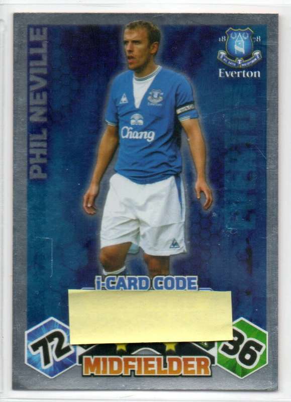 Topps Match Attax PL 2009/2010 - Everton - 7 Cards