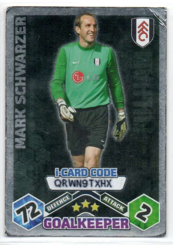 Topps Match Attax PL 2009/2010 - Fulham - 11 Cards