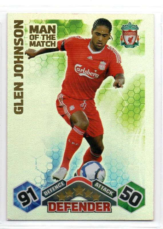 Topps Match Attax PL 2009/2010 - Liverpool FC - 9 Cards