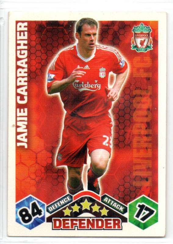 Topps Match Attax PL 2009/2010 - Liverpool FC - 9 Cards