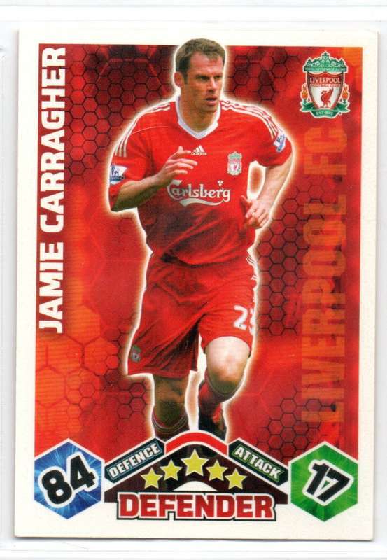 Topps Match Attax PL 2009/2010 - Liverpool FC - 9 Cards