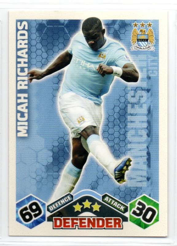 Topps Match Attax PL 2009/2010 - Manchester City - 5 Cards