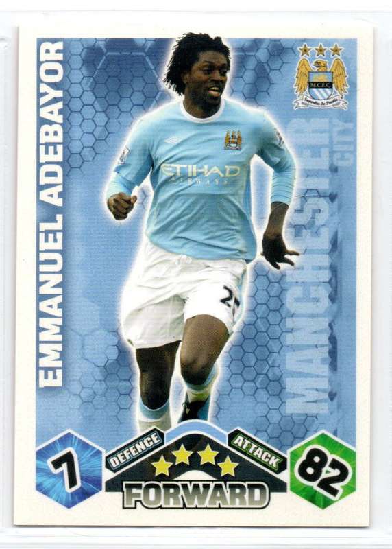 Topps Match Attax PL 2009/2010 - Manchester City - 5 Cards