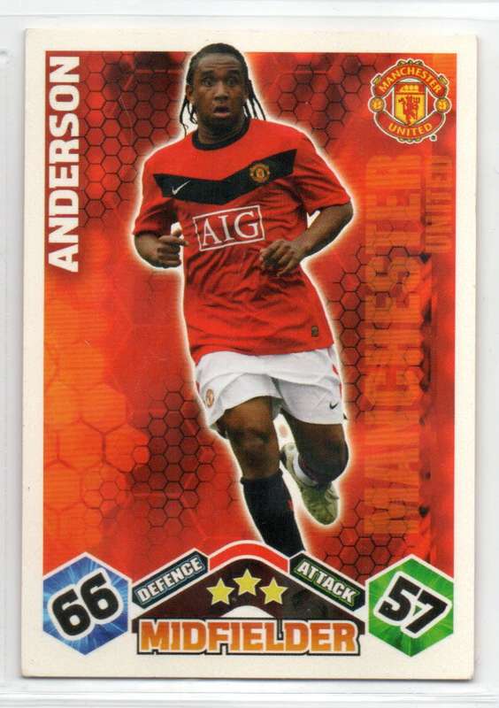 Topps Match Attax PL 2009/2010 - Manchester United - 8 Cards