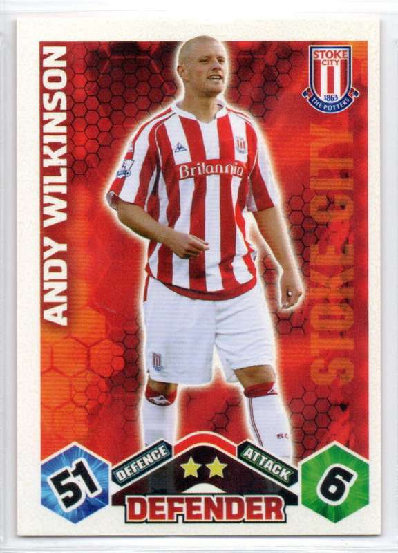 Topps Match Attax PL 2009/2010 - Stoke City - 5 Cards