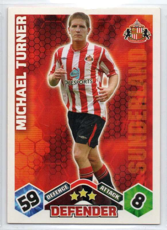 Topps Match Attax PL 2009/2010 - Sunderland - 5 Cards