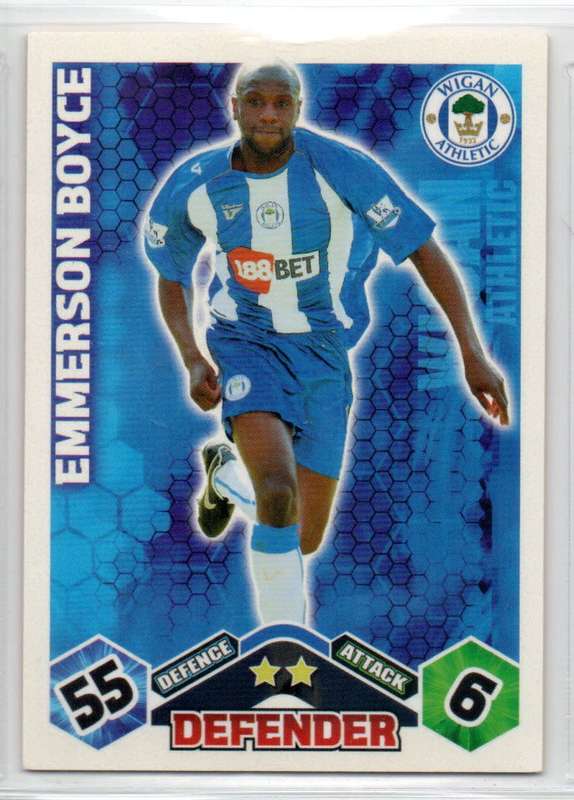 Topps Match Attax PL 2009/2010 - Wigan Athletic - 6 Cards