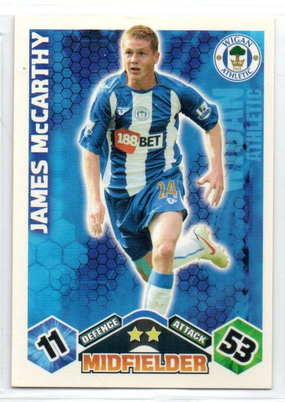 Topps Match Attax PL 2009/2010 - Wigan Athletic - 6 Cards
