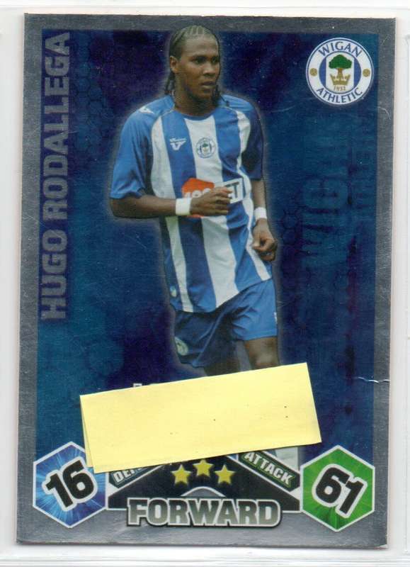 Topps Match Attax PL 2009/2010 - Wigan Athletic - 6 Cards