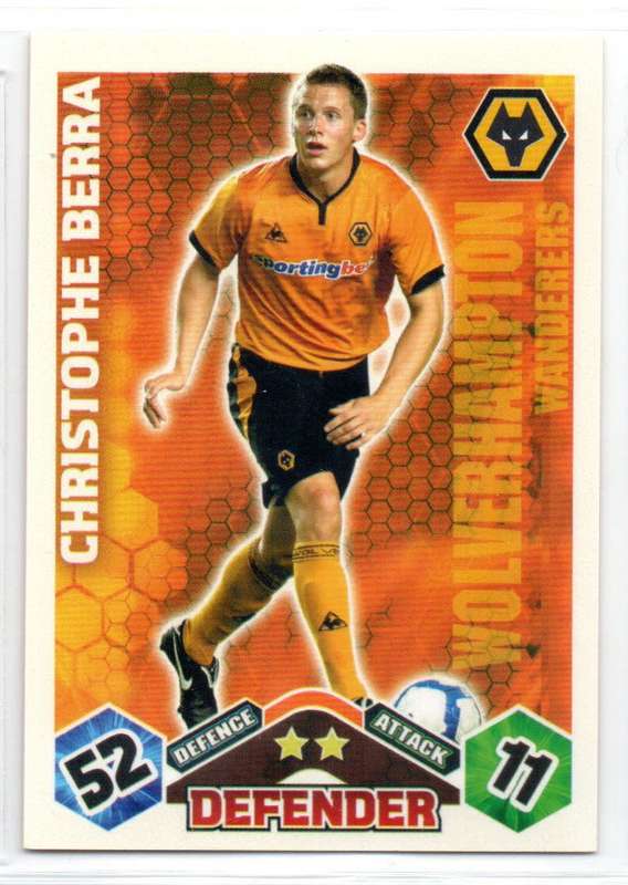 Topps Match Attax PL 2009/2010 - Wolverhampton Wanderers - 5 Cards