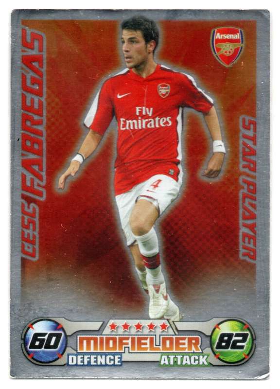 Topps Match Attax PL 2008/2009 - Arsenal - 22 Cards