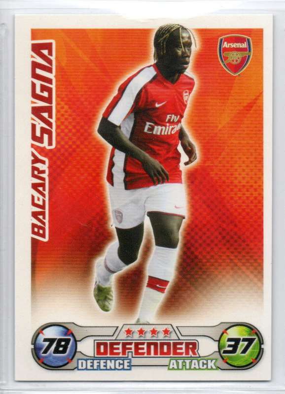 Topps Match Attax PL 2008/2009 - Arsenal - 22 Cards