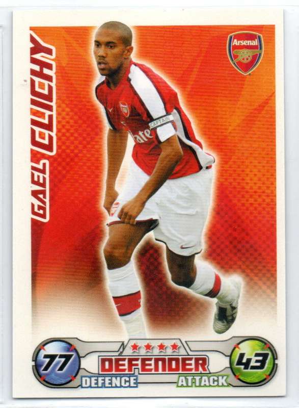 Topps Match Attax PL 2008/2009 - Arsenal - 22 Cards