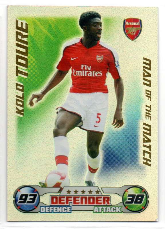 Topps Match Attax PL 2008/2009 - Arsenal - 22 Cards