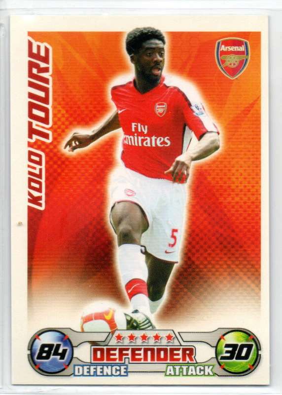 Topps Match Attax PL 2008/2009 - Arsenal - 22 Cards