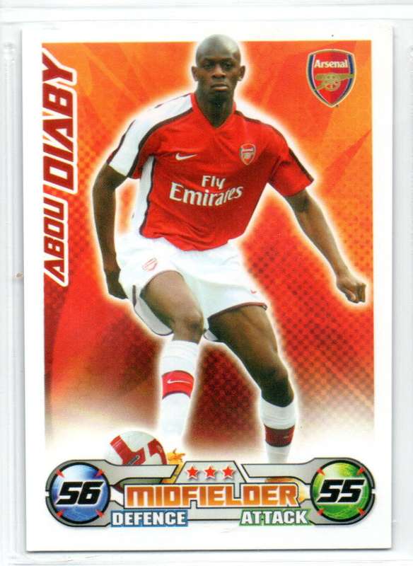 Topps Match Attax PL 2008/2009 - Arsenal - 22 Cards