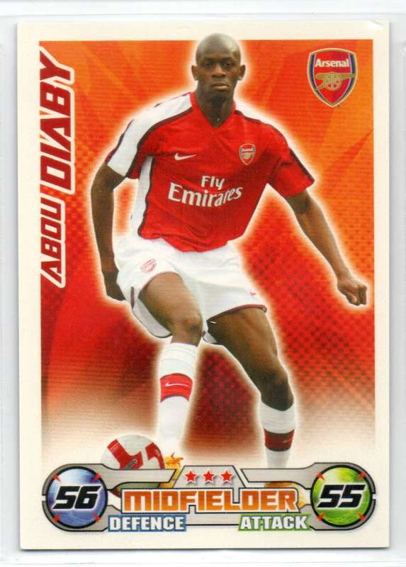 Topps Match Attax PL 2008/2009 - Arsenal - 22 Cards