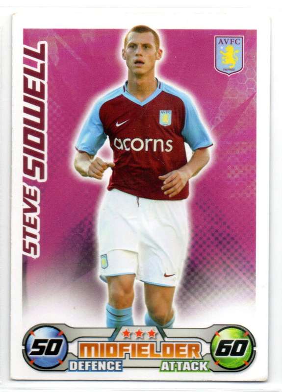 Topps Match Attax PL 2008/2009 - Aston Villa - 11 Cards