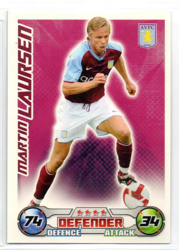 Topps Match Attax PL 2008/2009 - Aston Villa - 11 Cards