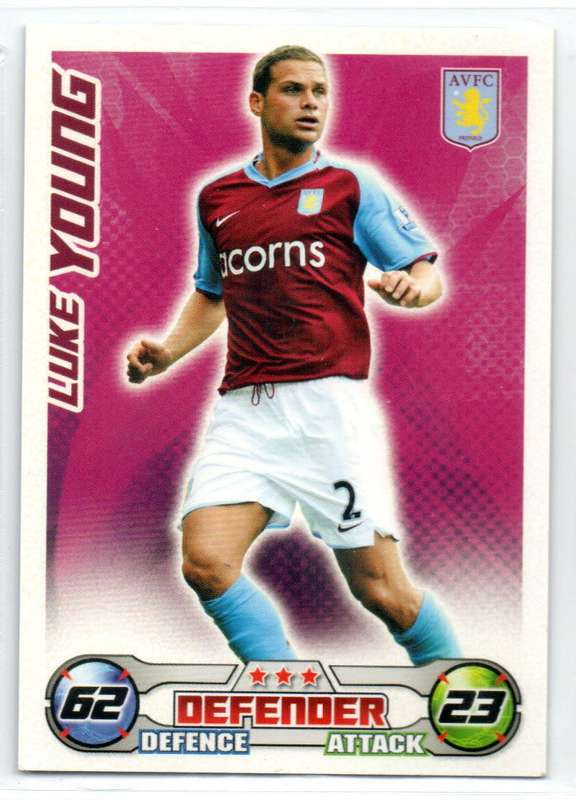 Topps Match Attax PL 2008/2009 - Aston Villa - 11 Cards