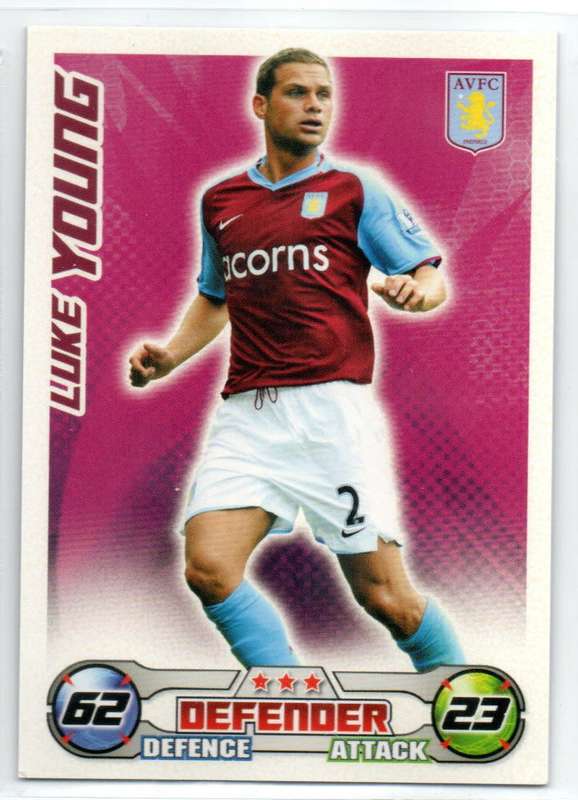 Topps Match Attax PL 2008/2009 - Aston Villa - 11 Cards