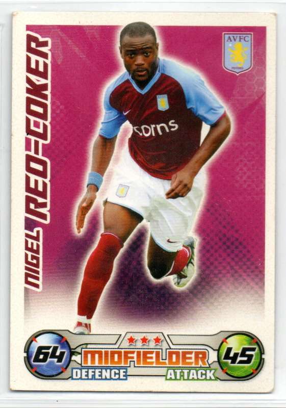 Topps Match Attax PL 2008/2009 - Aston Villa - 11 Cards